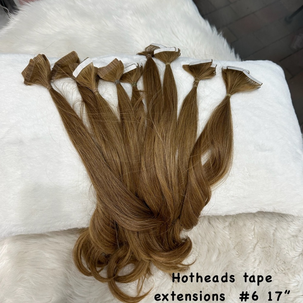 Brown Straight Hair Extensions 17 Inches Professional Quality